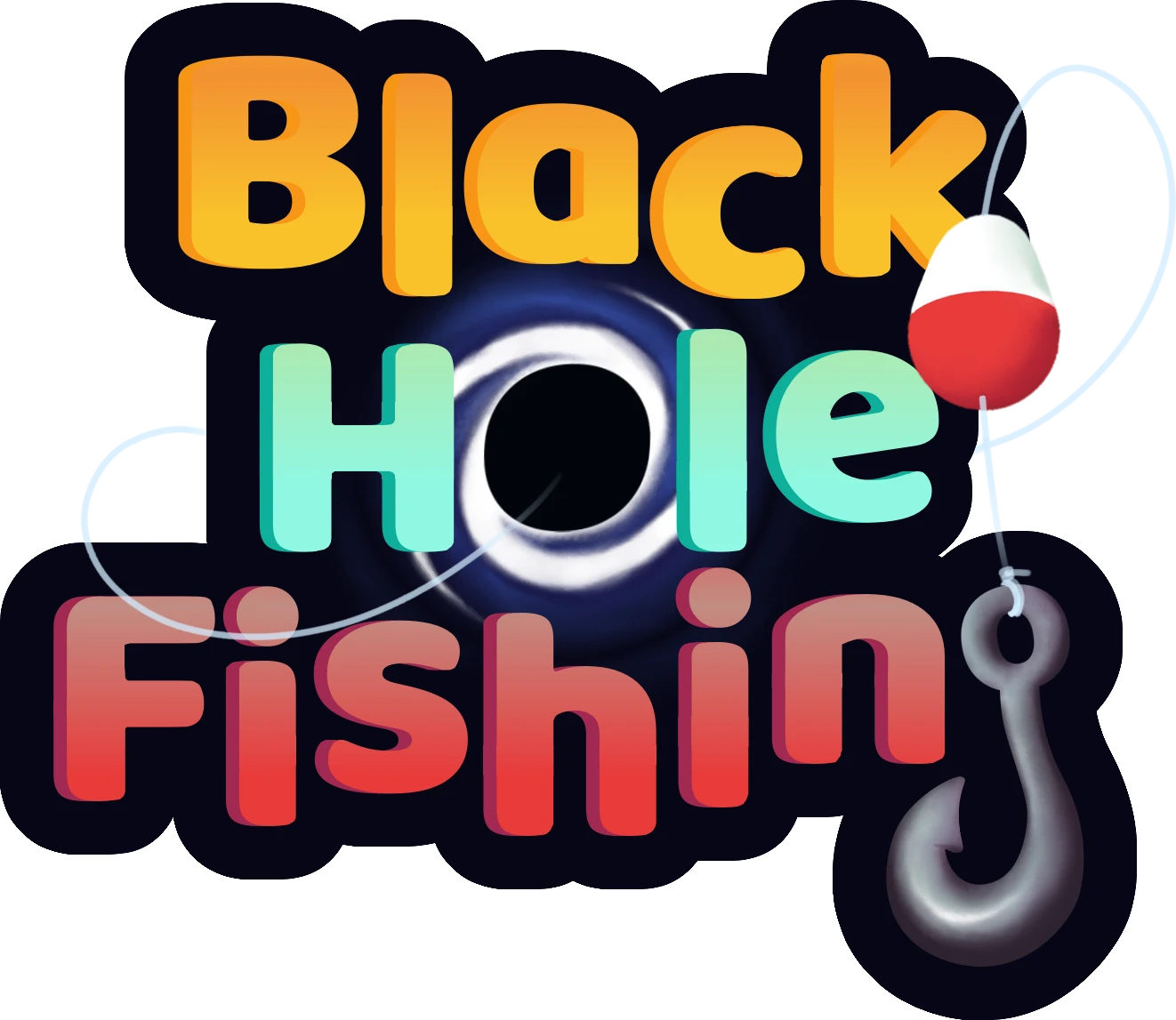 Black Hole Fishing Logo